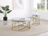 Elise Gold Coffee Table - Ornate Home