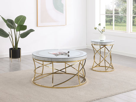 Elise Gold Coffee Table - Ornate Home