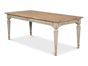 Elise Grey Dining Table - Ornate Home