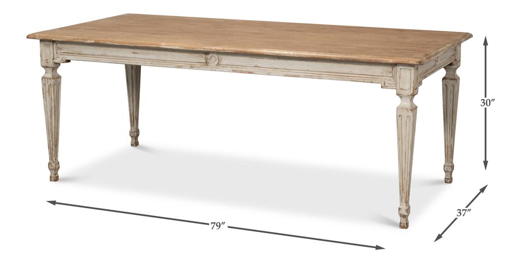 Elise Grey Dining Table - Ornate Home