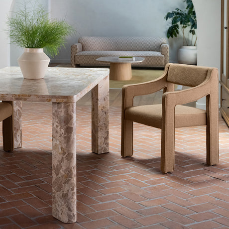 Elise Ochre Dining Chair - Ornate Home