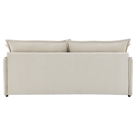 Elisea Beige Sofa w/Sleeper - Ornate Home