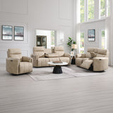Elison Beige Power Motion Glider Recliner W/Swivel - Ornate Home