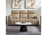 Elison Dark Beige Motion Sofa - Ornate Home