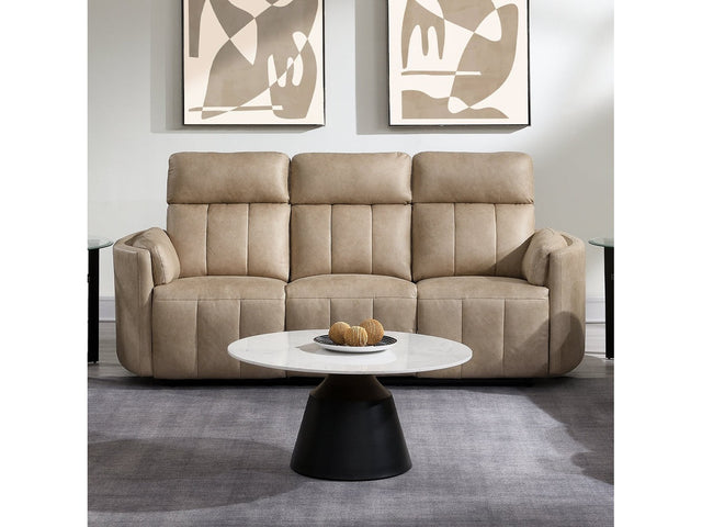 Elison Dark Beige Motion Sofa - Ornate Home