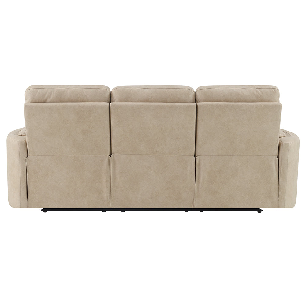 Elison Dark Beige Motion Sofa - Ornate Home