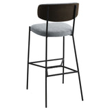 Elison Grey Bar Stool (Set of 2) - Ornate Home