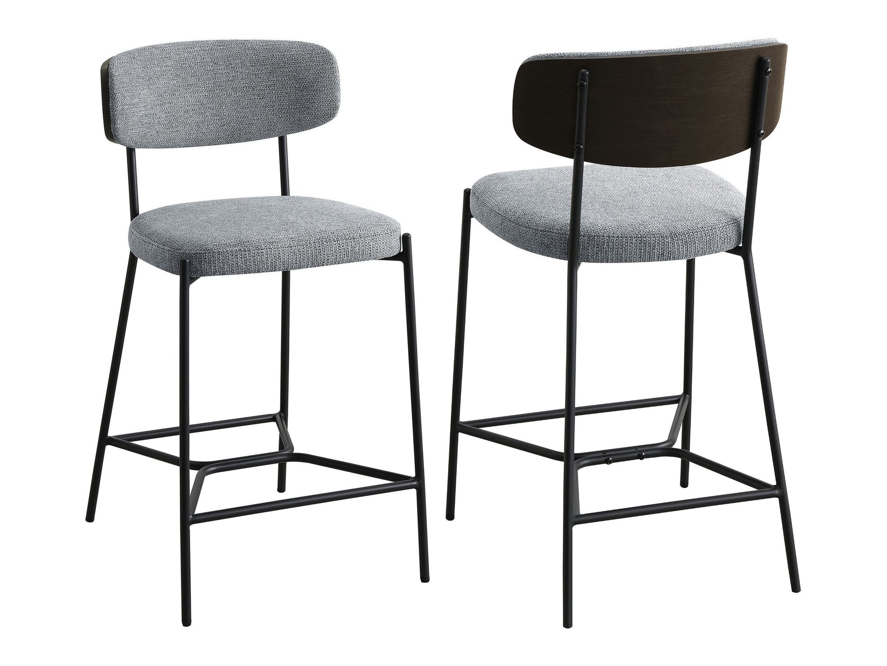 Elison Grey Counter Height Bar Stool (Set of 2) - Ornate Home