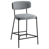 Elison Grey Counter Height Bar Stool (Set of 2) - Ornate Home