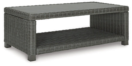 Elite Park Gray Outdoor Coffee Table - Ornate Home