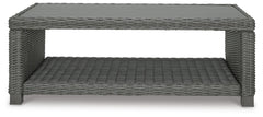 Elite Park Gray Outdoor Coffee Table and End Table - Ornate Home