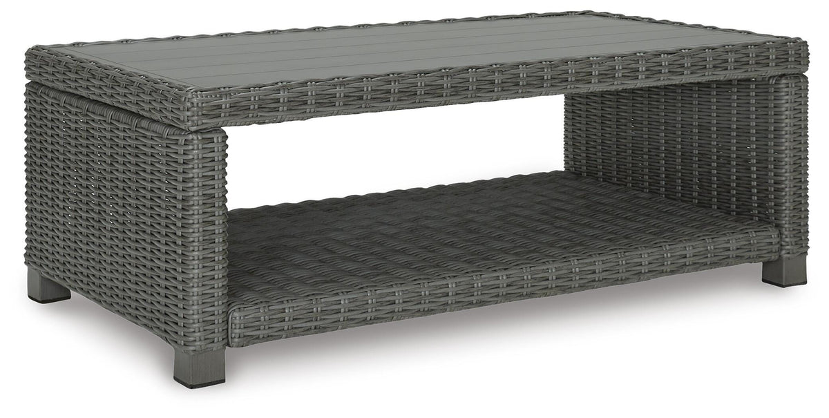 Elite Park Gray Outdoor Coffee Table and End Table - Ornate Home