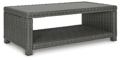 Elite Park Gray Outdoor Coffee Table and End Table - Ornate Home