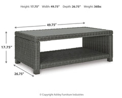 Elite Park Gray Outdoor Coffee Table and End Table - Ornate Home