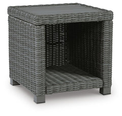 Elite Park Gray Outdoor Coffee Table and End Table - Ornate Home
