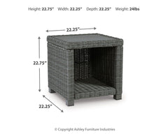 Elite Park Gray Outdoor Coffee Table and End Table - Ornate Home