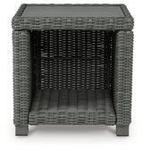 Elite Park Gray Outdoor End Table - Ornate Home