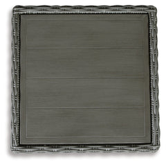 Elite Park Gray Outdoor End Table - Ornate Home