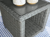 Elite Park Gray Outdoor End Table - Ornate Home