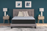Elite Springs Firm Gray/Blue Queen Mattress - Ornate Home