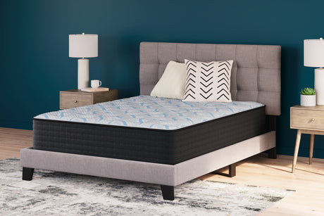 Elite Springs Firm Gray/Blue Queen Mattress - Ornate Home
