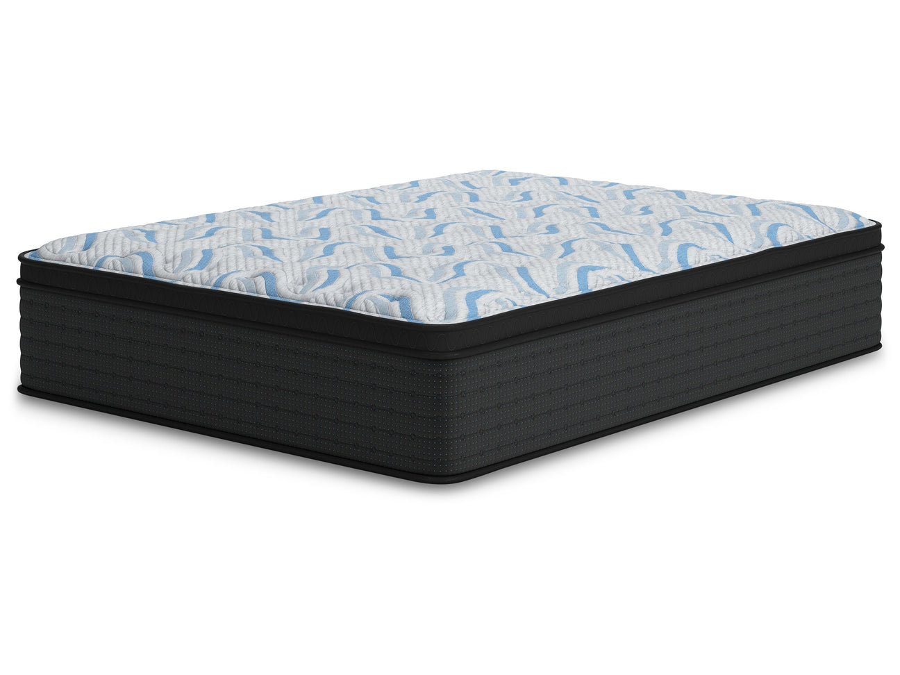 Elite Springs Plush Gray/Blue King Mattress - Ornate Home