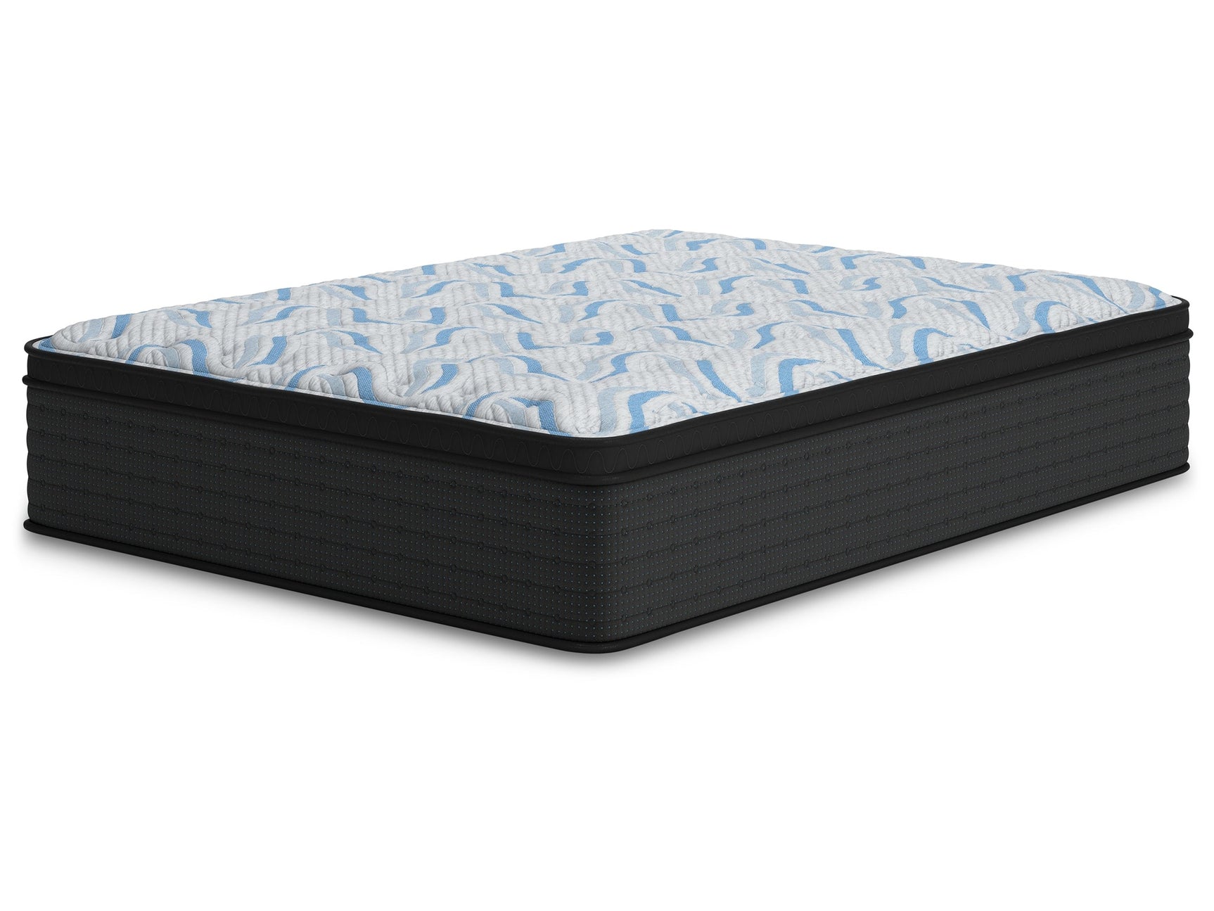 Elite Springs Plush Gray/Blue King Mattress - Ornate Home
