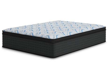 Elite Springs Plush Gray/Blue Queen Mattress - Ornate Home