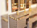 Elite Taupe Bedroom Dresser - Ornate Home