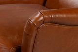 Elite Wing Brown Lounge Chair - Ornate Home
