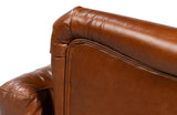 Elite Wing Brown Lounge Chair - Ornate Home