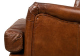Elite Wing Brown Lounge Chair - Ornate Home