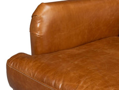Elite Wing Brown Lounge Chair - Ornate Home