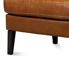 Elite Wing Brown Lounge Chair - Ornate Home