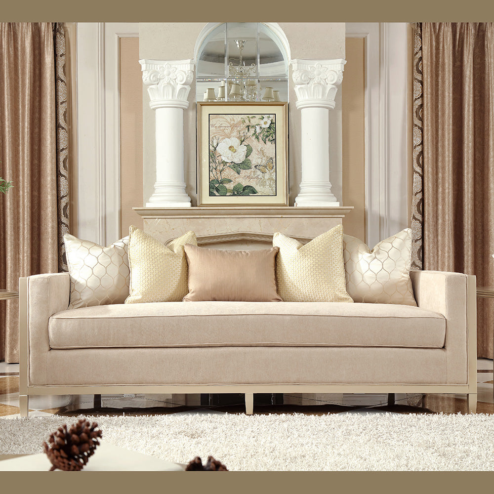 Elixir Champagne Loveseat  / HD-8911 - Ornate Home
