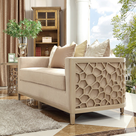 Elixir Champagne Sofa  / HD-8911 - Ornate Home