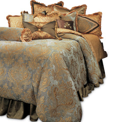 Elizabeth Aqua Comforter Set - Ornate Home