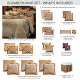 Elizabeth Aqua Comforter Set - Ornate Home