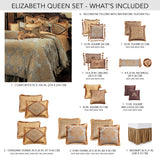Elizabeth Aqua Comforter Set - Ornate Home