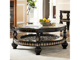 Elizabeth Black Enamel Coffee Table  / HD-1208 - Ornate Home