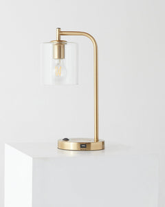 Elizabeth USB Table Lamp - Ornate Home