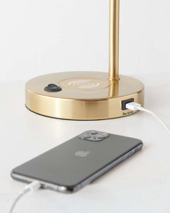 Elizabeth USB Table Lamp - Ornate Home