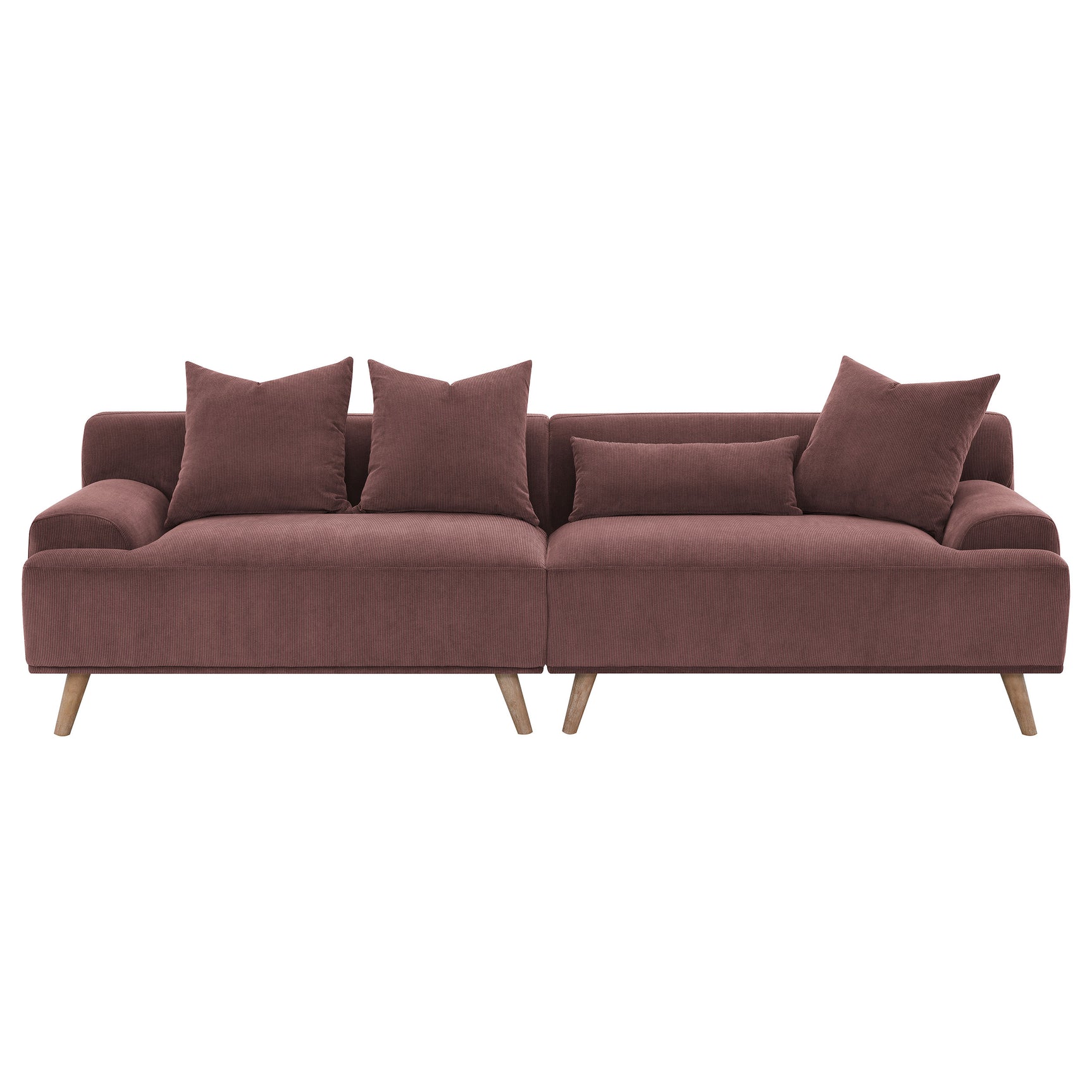 Elizabeth Wine Extra Long Sofa - Ornate Home