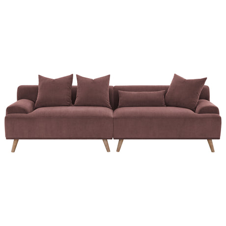 Elizabeth Wine Extra Long Sofa - Ornate Home