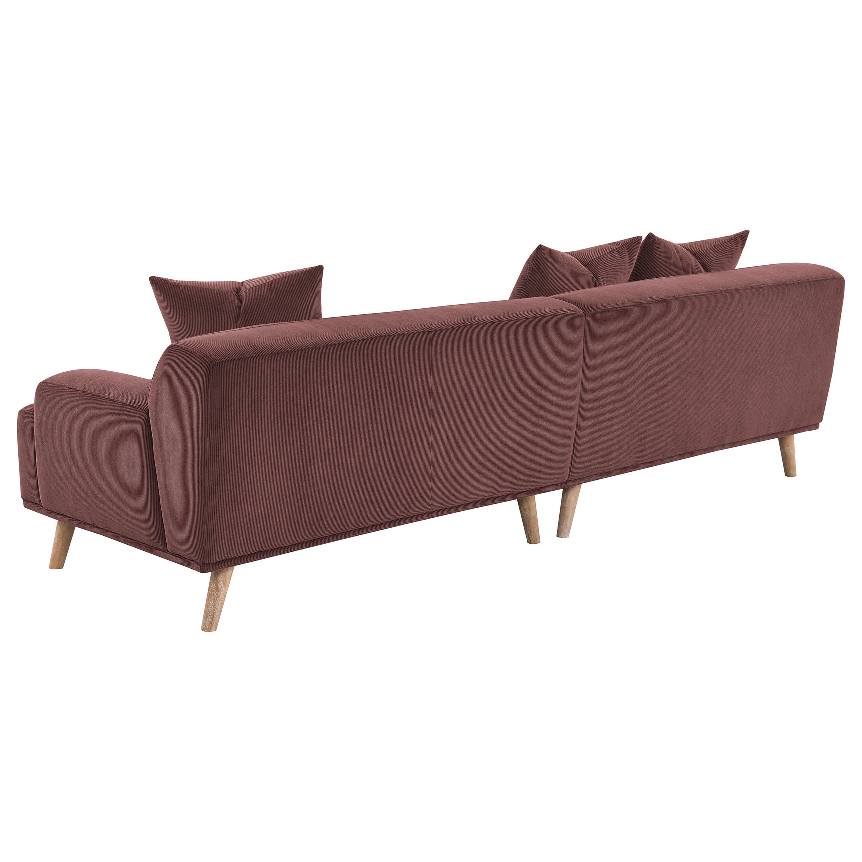 Elizabeth Wine Extra Long Sofa - Ornate Home