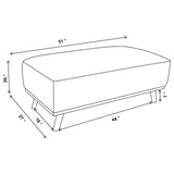 Elizabeth Wine Ottoman - Ornate Home