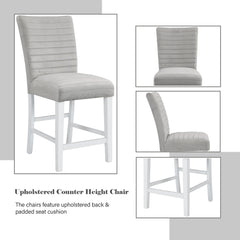 Elizaveta Counter Height Chair (Set-2) - Ornate Home