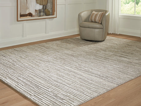 Eljory Gray Extra Large Rug - Ornate Home