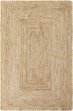 Elkie Beige Jute Area Rug - Clearance - Ornate Home