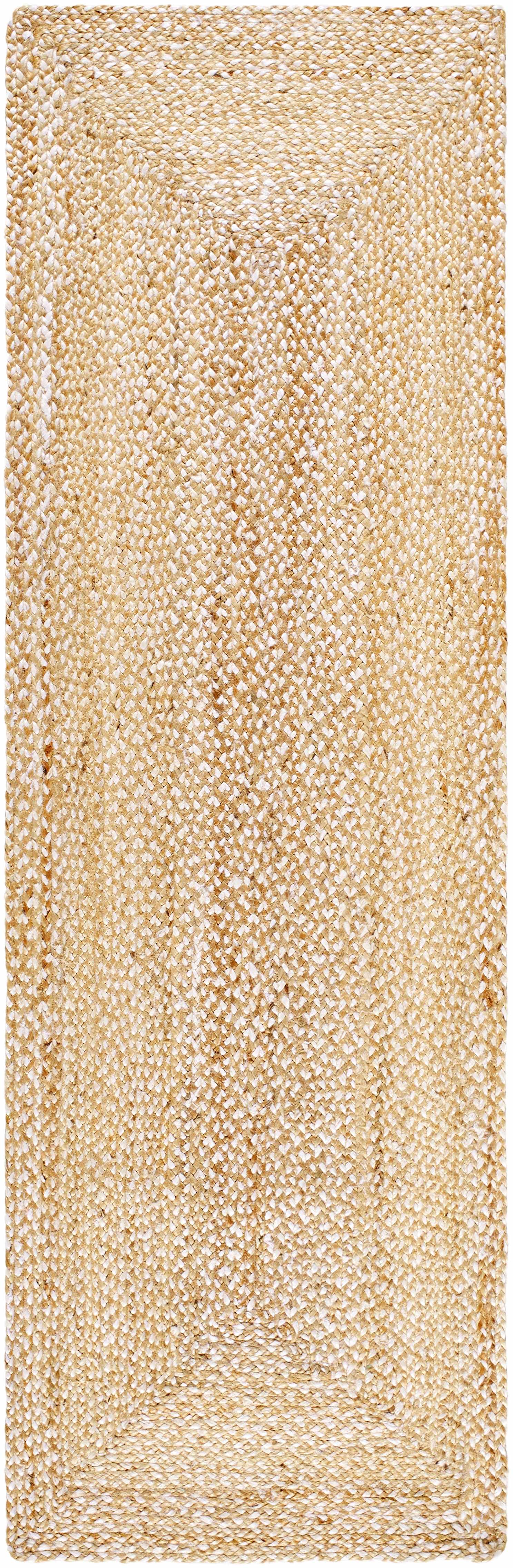 Elkie Beige Jute Area Rug - Clearance - Ornate Home